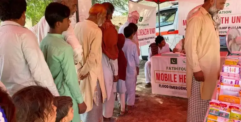 Mobile Health Unit in Flood-Affected Areas