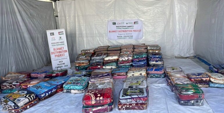 Blanket Distribution for Vulnerable Families