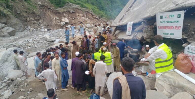 Flood Relief Work in Qila Saifullah